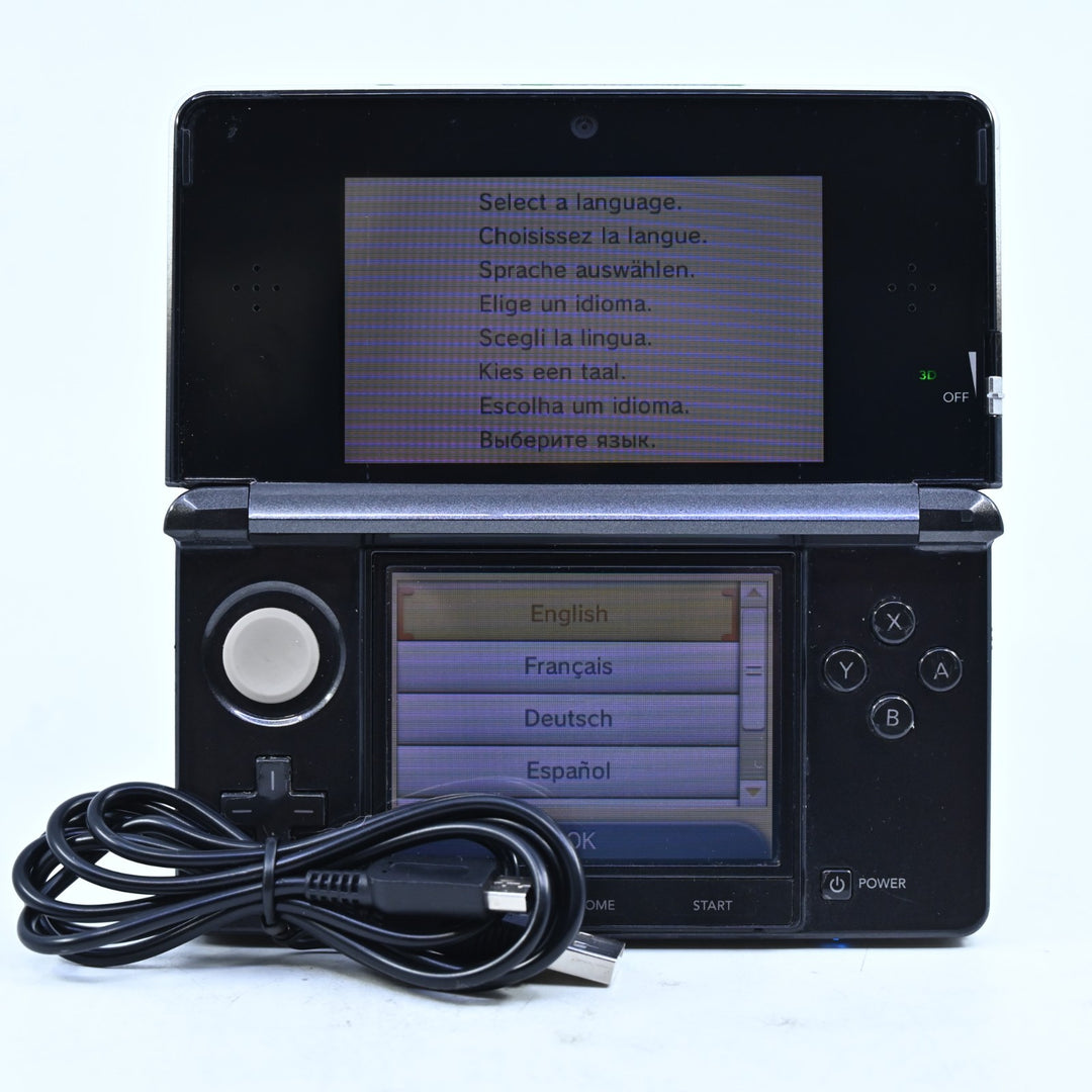 Black Nintendo 3DS Console - CTR-001 - PAL + SD Card! - FREE POST!