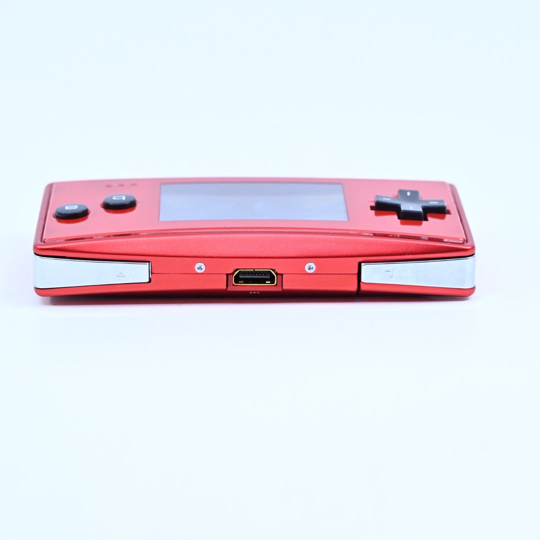 Red - OXY-001 - Nintendo Gameboy Micro Console / GBA Console - AUSTRALIAN PAL