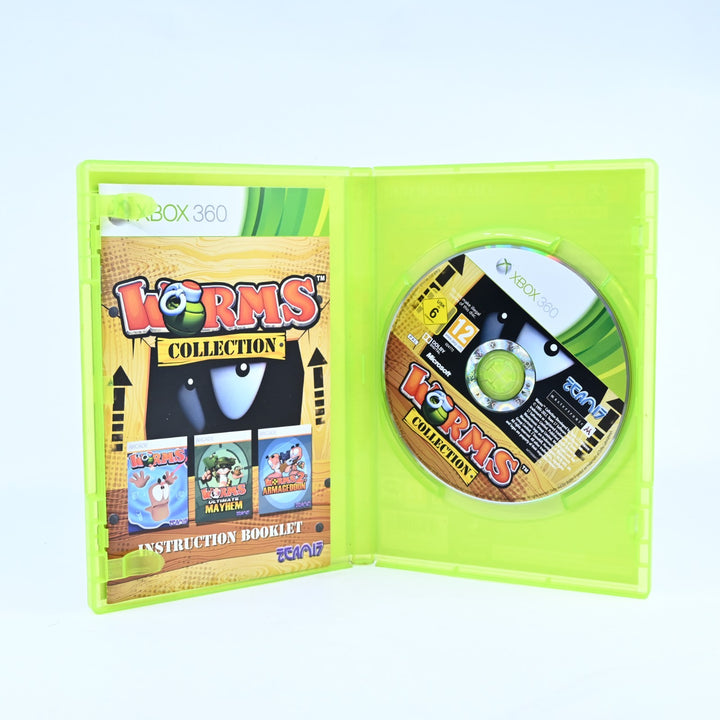 Worms Collection - Xbox 360 Game + Manual - PAL - MINT DISC!