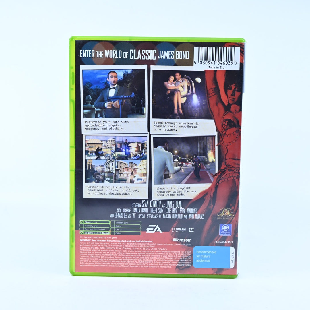 From Russia With Love 007 - Original Xbox Game + Manual - PAL - MINT DISC!