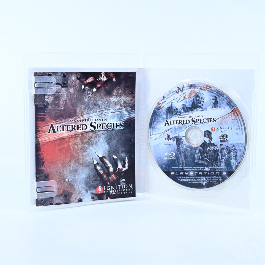 Vampire Rain: Altered Species - Sony Playstation 3 / PS3 Game + Manual