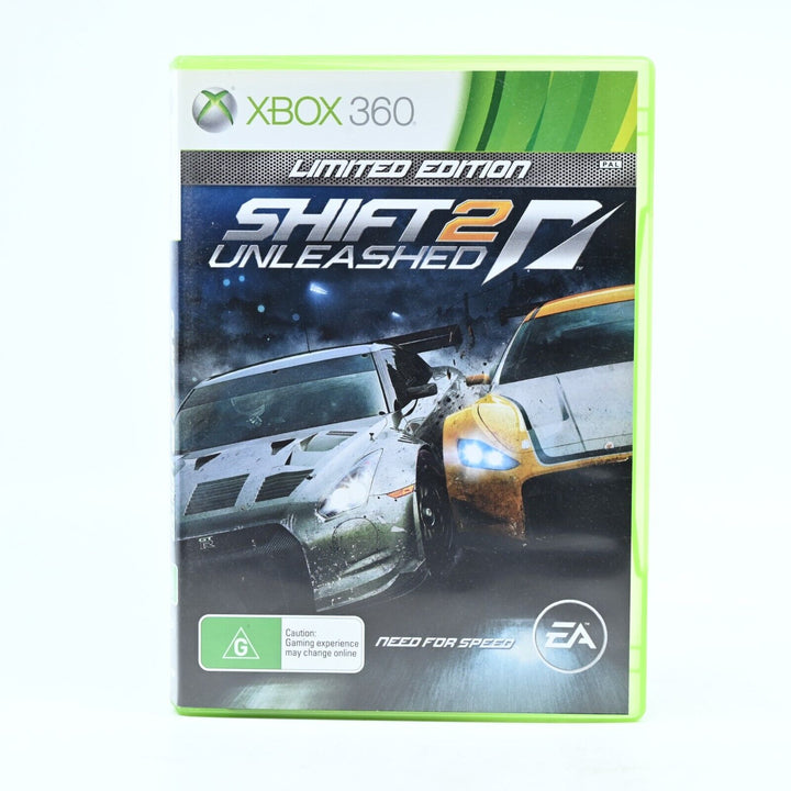 Shift 2: Unleashed Limited Edition - Xbox 360 Game + Manual - PAL - MINT DISC!