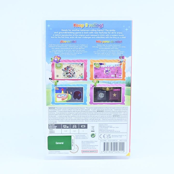 We Love Katamari REROLL + Royal Reverie - Nintendo Switch Game - FREE POST!