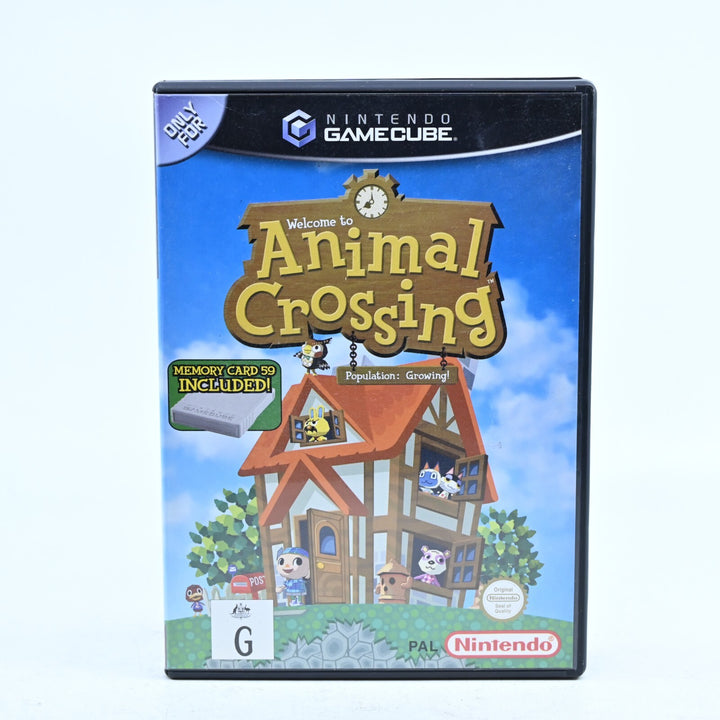 Animal Crossing - Nintendo Gamecube Game + Manual - PAL - No Memory Card