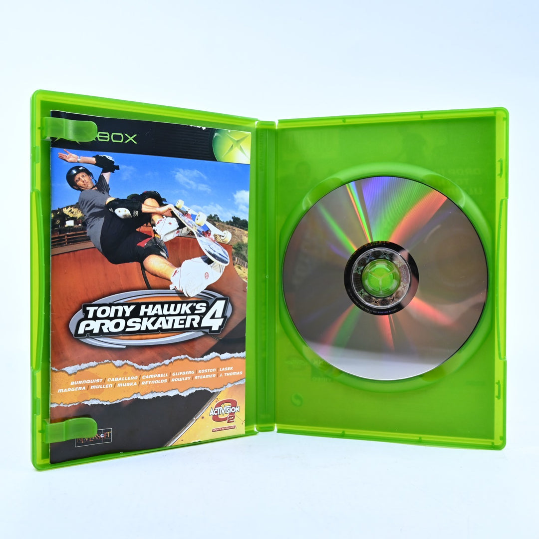 Tony Hawk's Pro Skater 4 - Original Xbox Game + Manual - PAL - MINT DISC!
