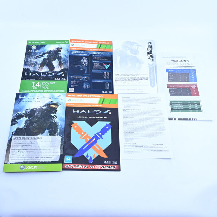 Halo 4 Limited Edition + Slip - Xbox 360 Game + Manual - PAL - MINT DISC!