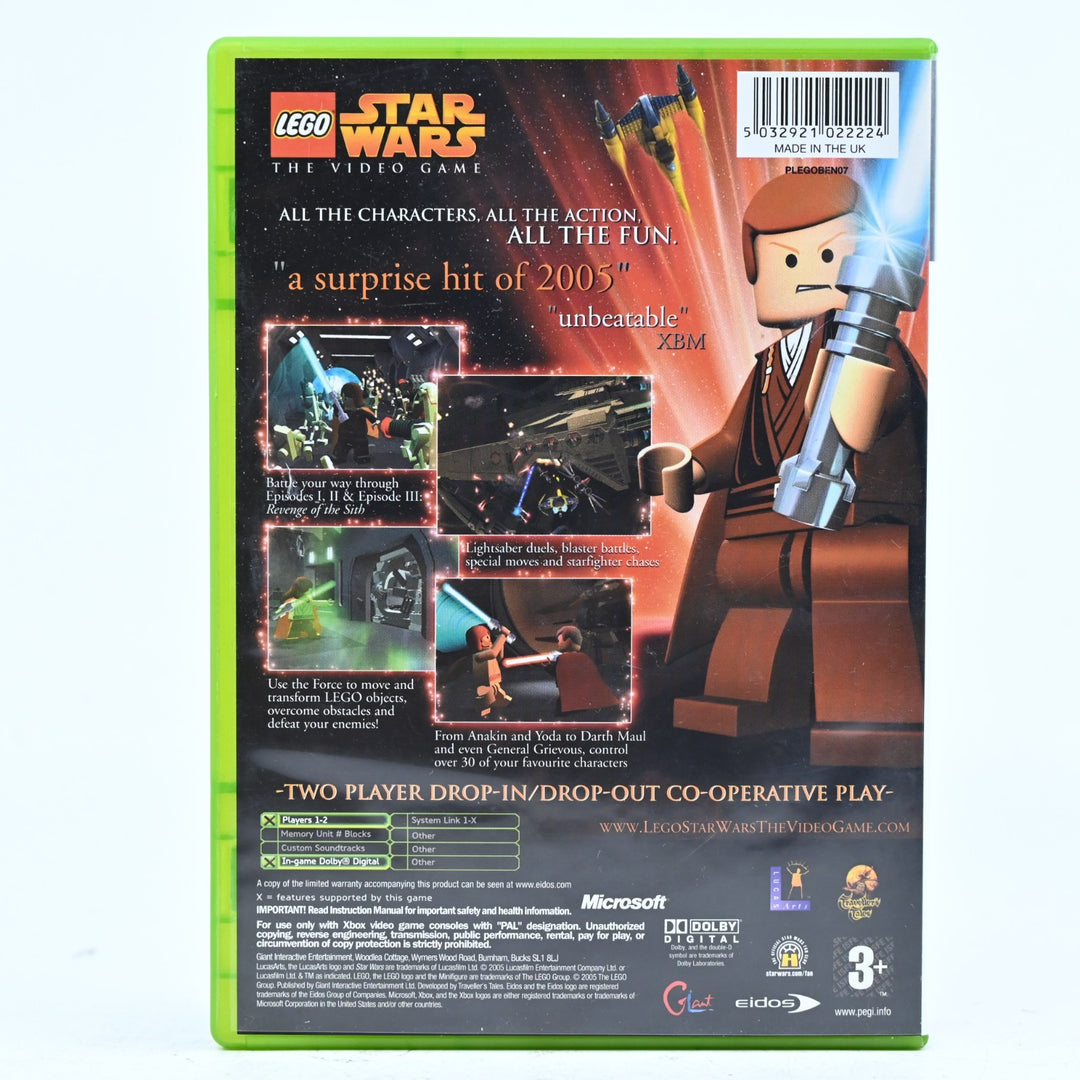 LEGO Star Wars: The Video Game - Original Xbox Game + Manual - PAL - MINT DISC!