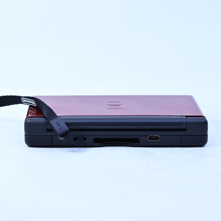 Black &amp; Crimson Red - Nintendo DS Lite Console - USG-001 - FREE POST!