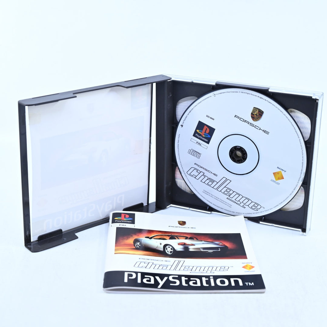 Porsche Challenge - Sony Playstation 1 / PS1 Game + Manual - PAL
