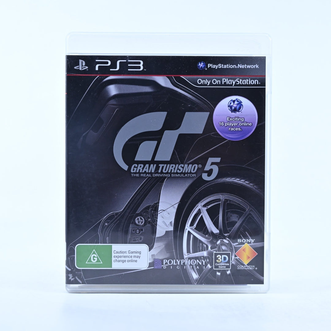 Gran Turismo 5 - Sony Playstation 3 / PS3 Game + Manual - MINT DISC!