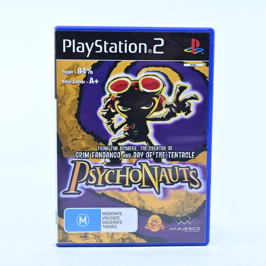 Psychonauts - Sony Playstation 2 / PS2 Game + Manual - PAL - MINT DISC!