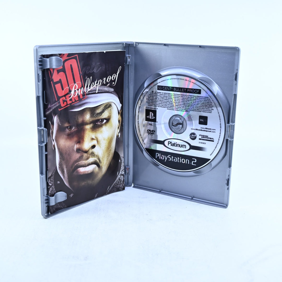 50 Cent Bulletproof - Sony Playstation 2 / PS2 Game + Manual - PAL - MINT DISC!