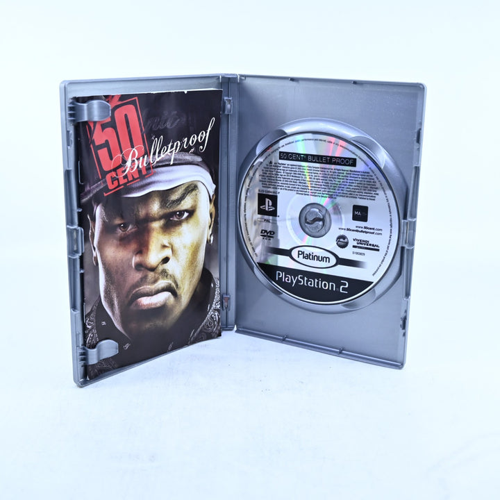 50 Cent Bulletproof - Sony Playstation 2 / PS2 Game + Manual - PAL - MINT DISC!