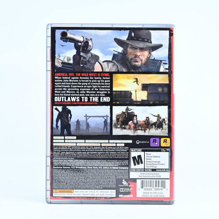 Red Dead Redemption - Xbox 360 Game + Manual - No Map - NTSC - Region Free!
