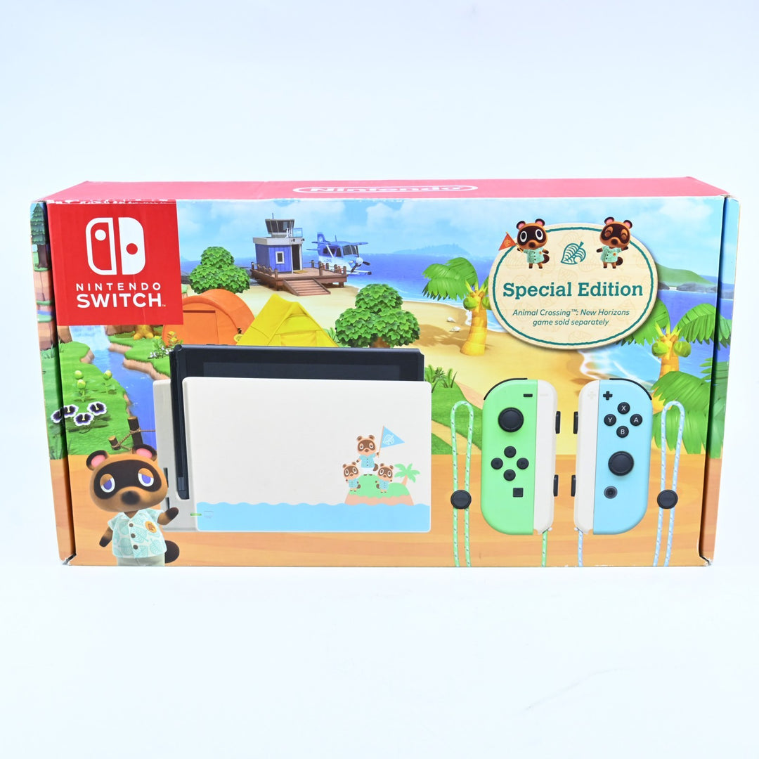 UNUSED! Animal Crossing Special Edition - HAC-001 - Switch Boxed Console