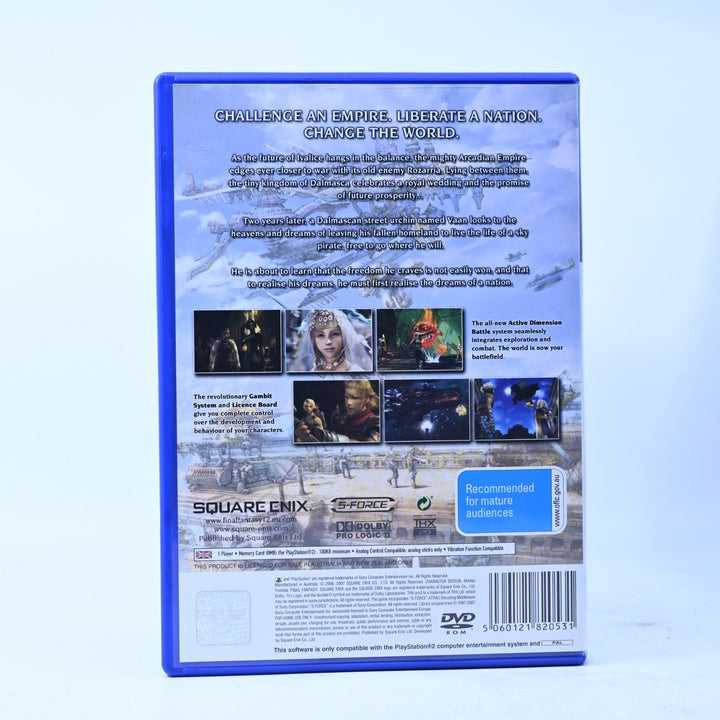 Final Fantasy XII - Sony Playstation 2 / PS2 Game + Manual - PAL - MINT DISC!
