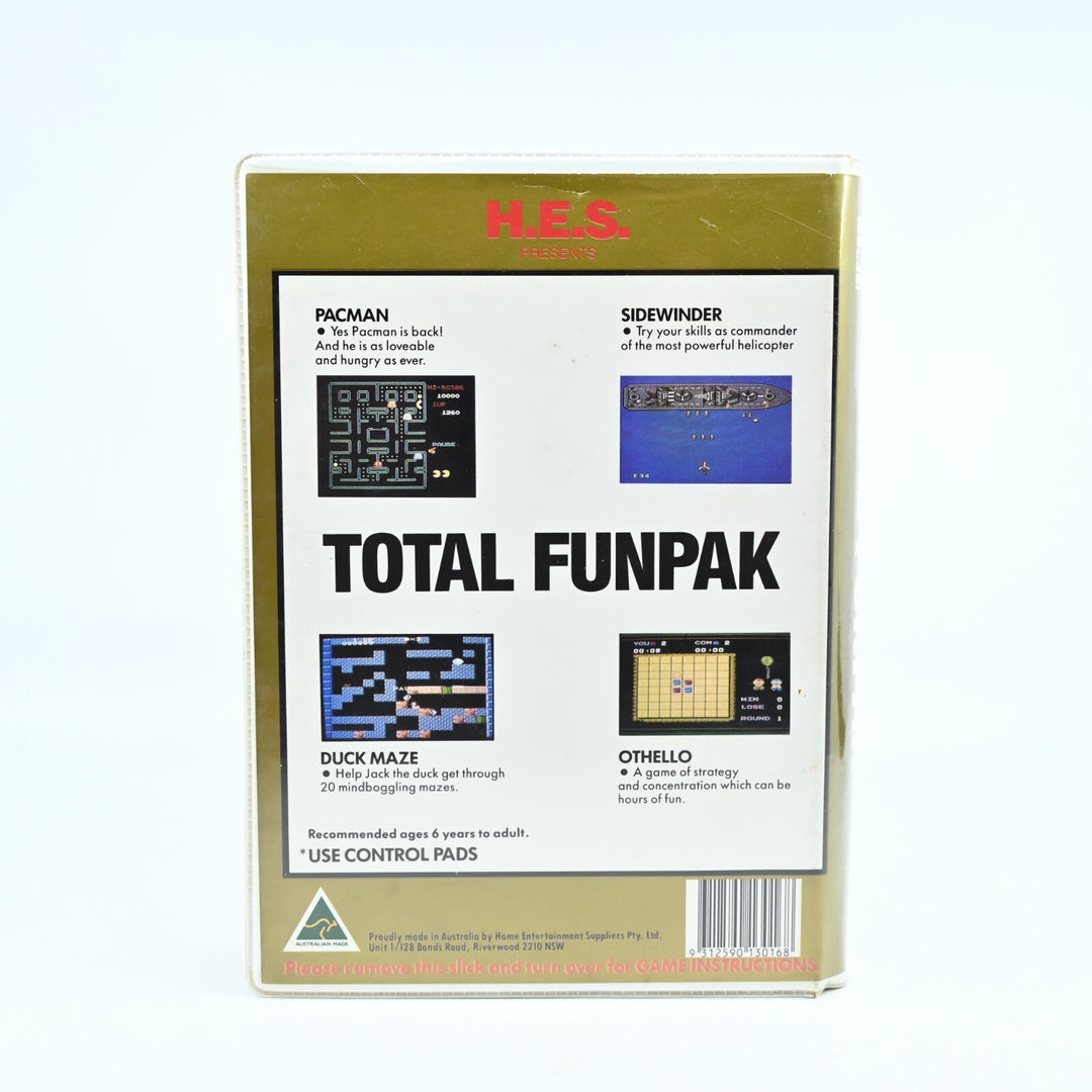 Total Funpak - Piggy Back Cartridge- H.E.S / NES Game - PAL