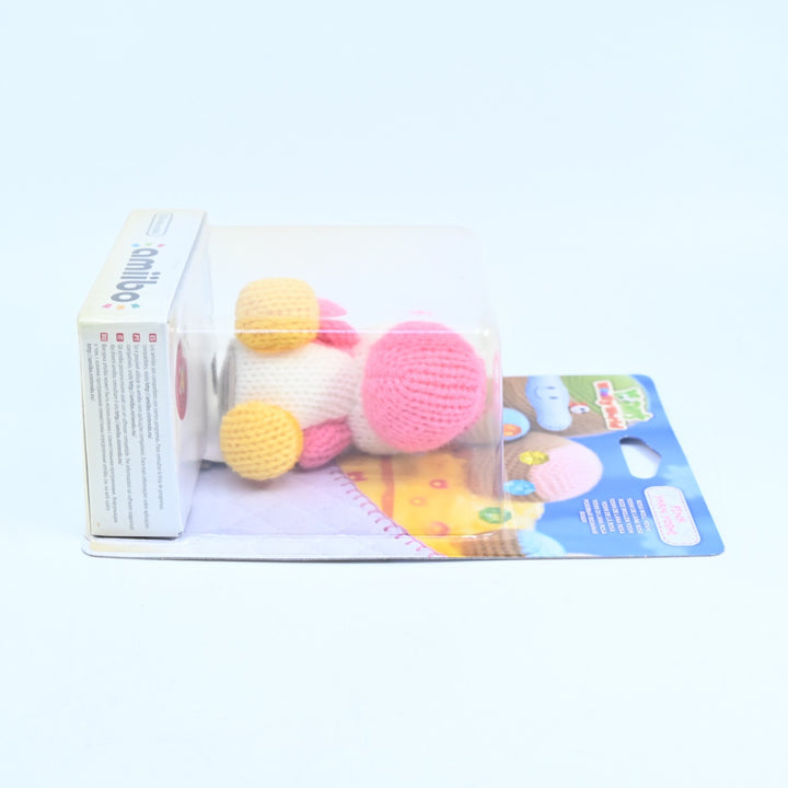 SEALED! Pink Yarn Yoshi Amiibo - Yoshi's Wooly World - Plush Toy