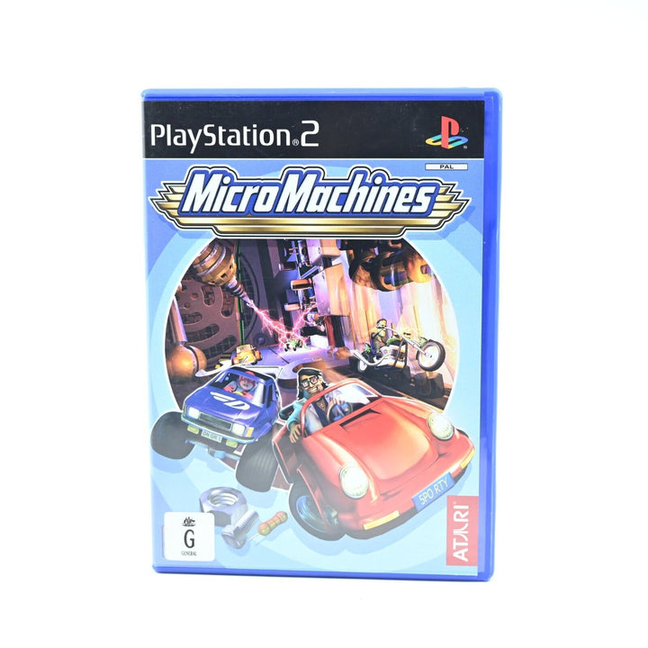 Micro Machines - Sony Playstation 2 / PS2 Game + Manual - PAL - MINT DISC!