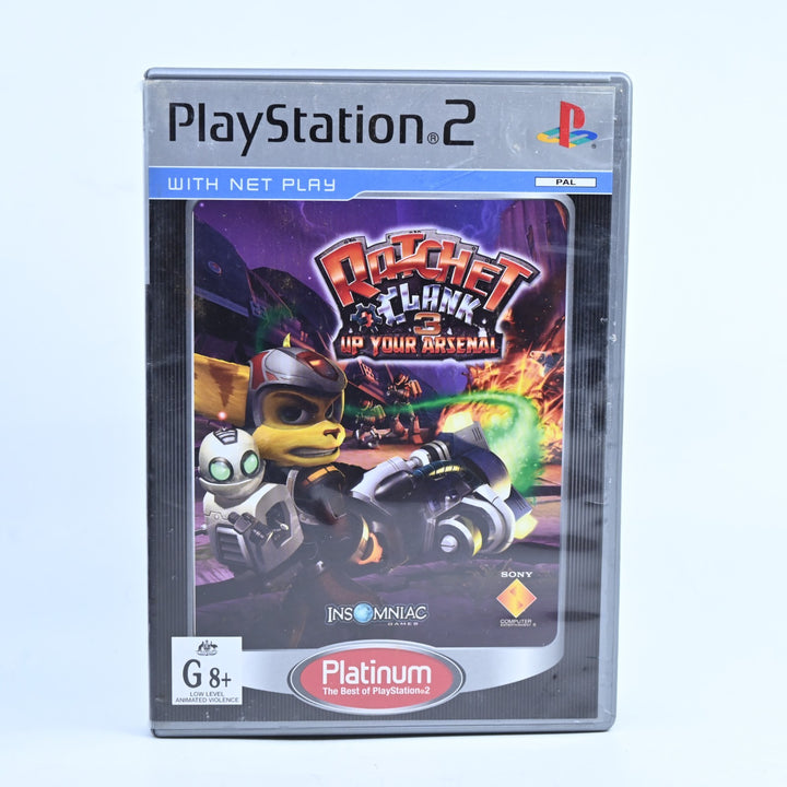Ratchet & Clank 3: Up Your Arsenal - Sony Playstation 2 / PS2 Game - No Manual