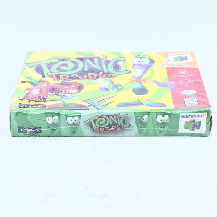 SEALED! Tonic Trouble - N64 / Nintendo 64 Boxed Game - NTSC-U/C - FREE POST!