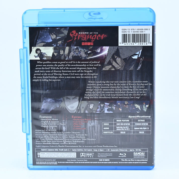 Sword of the Stranger - Blu-ray - Region Free - FREE POST!