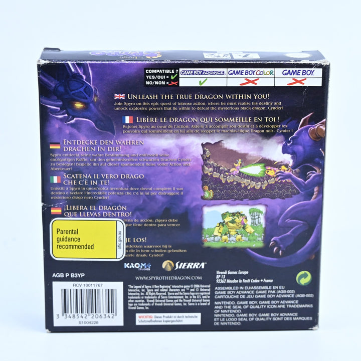 The Legend of Spyro: A New Beginning - GBA Boxed Game - PAL - FREE POST!
