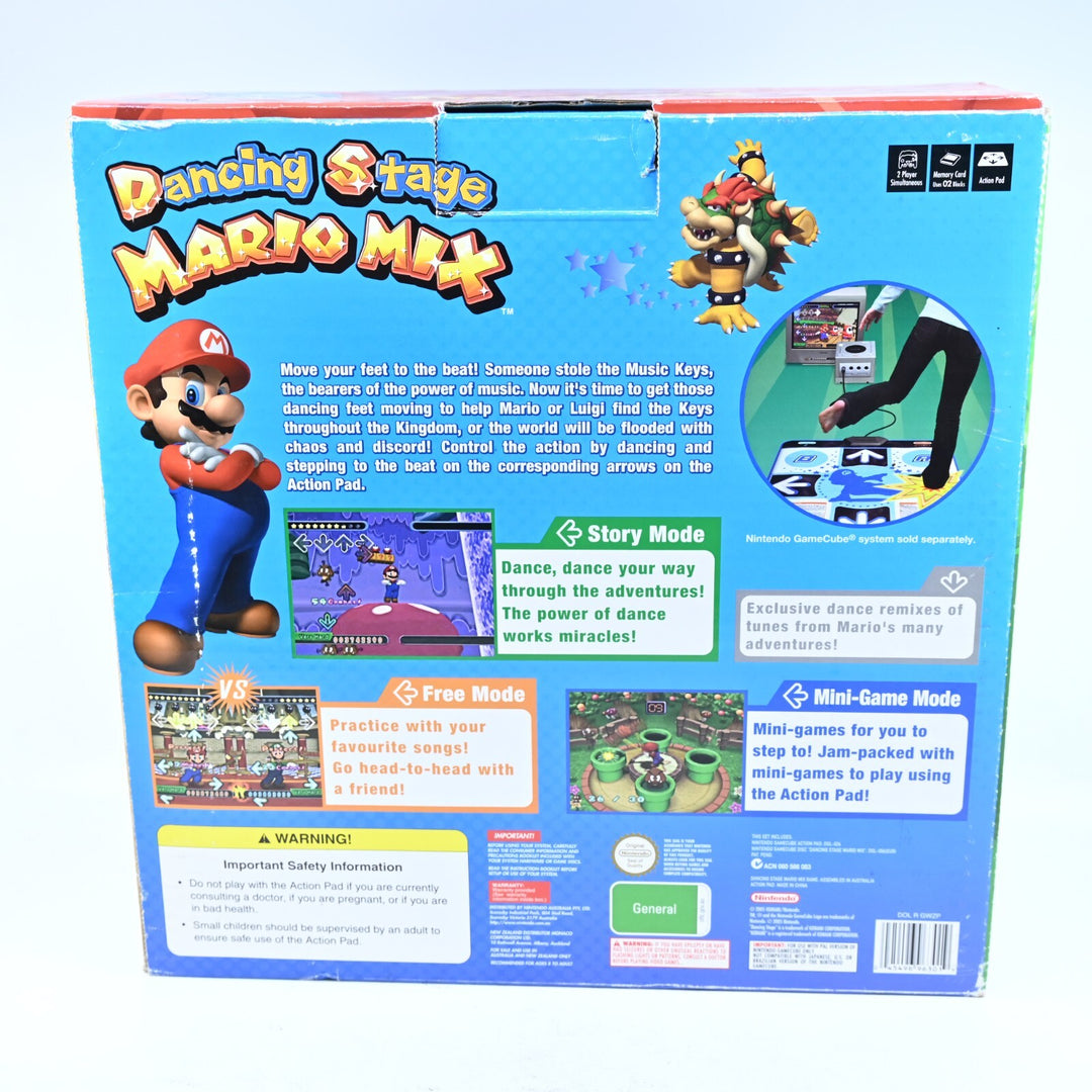 Dancing Stage Mario Mix with Dance Mat - Nintendo Gamecube Game + Manual - PAL