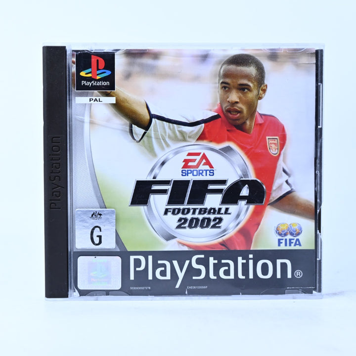 FIFA Football 2002 - Sony Playstation 1 / PS1 Game + Manual - PAL - MINT DISC!