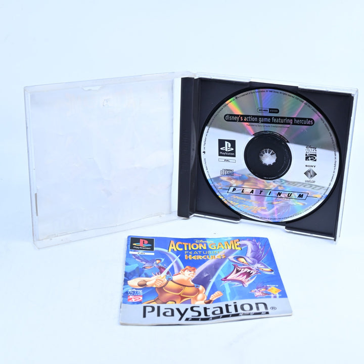 Disney's Action Game Featuring Hercules - PS1 Game + Manual - PAL