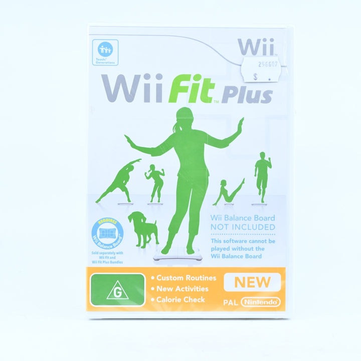 Wii Fit Plus - Nintendo Wii Game + Manual - PAL - MINT DISC!