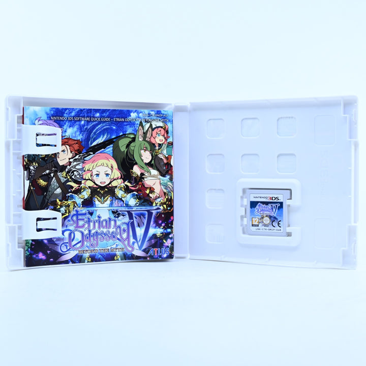 Etrian Odyssey V Beyond the Myth - Nintendo 3DS Game - PAL + Manual + Art Book