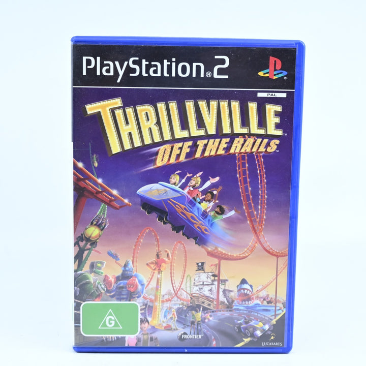 Thrillville - Sony Playstation 2 / PS2 Game + Manual - PAL - MINT DISC!