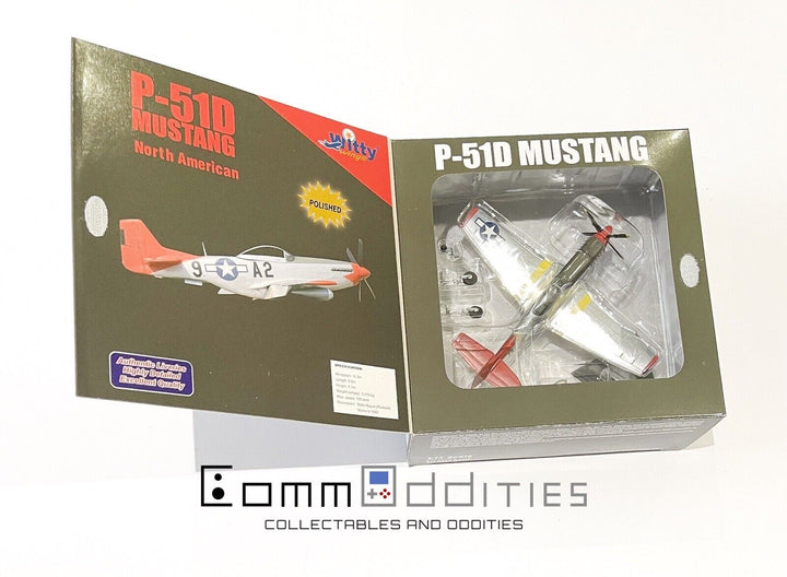 AS NEW! Witty Wings 1:72 - P-51D Mustang Red Tail Model Plane