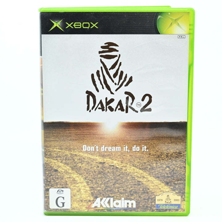 Paris-Dakar Rally 2 - Original Xbox Game + Manual - PAL - MINT DISC!