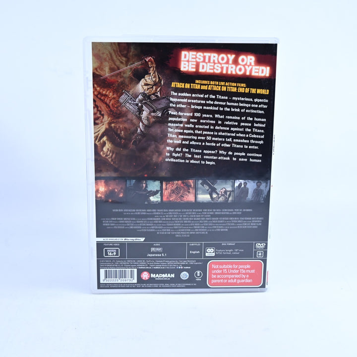 Attack on Titan Movie Collection - Live Action - Region 4 - Anime DVD