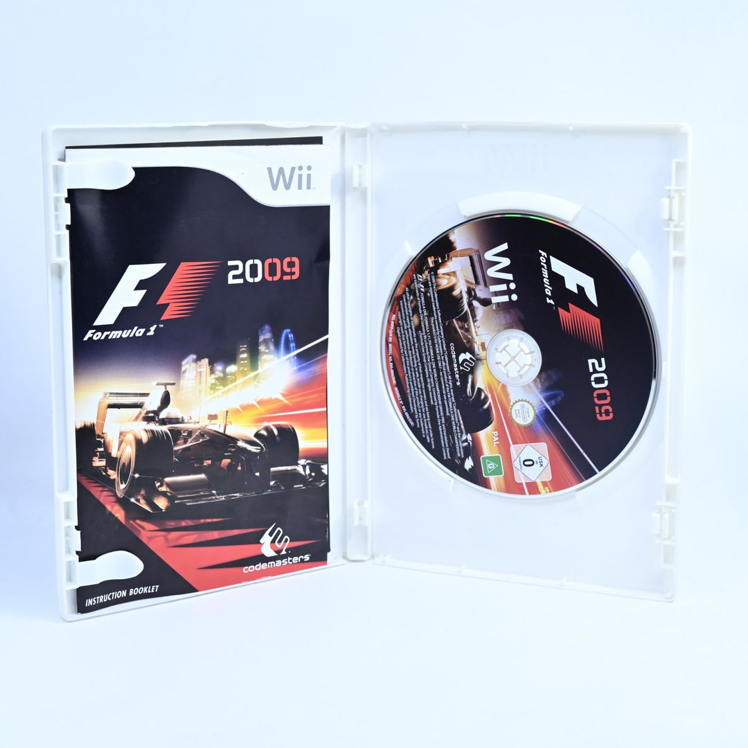 F1 2009 - Nintendo Wii Game + Manual - PAL - MINT DISC!