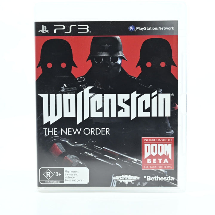 Wolfenstein: The New Order - Sony Playstation 3 / PS3 Game - MINT DISC!