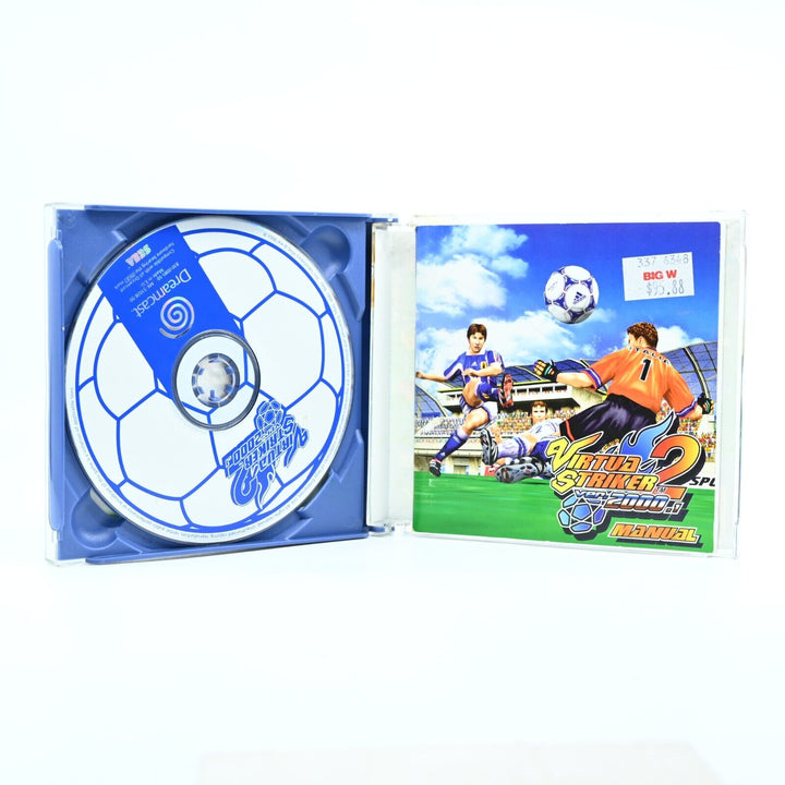 Virtua Striker 2 - Sega Dreamcast Game - PAL - FREE POST!