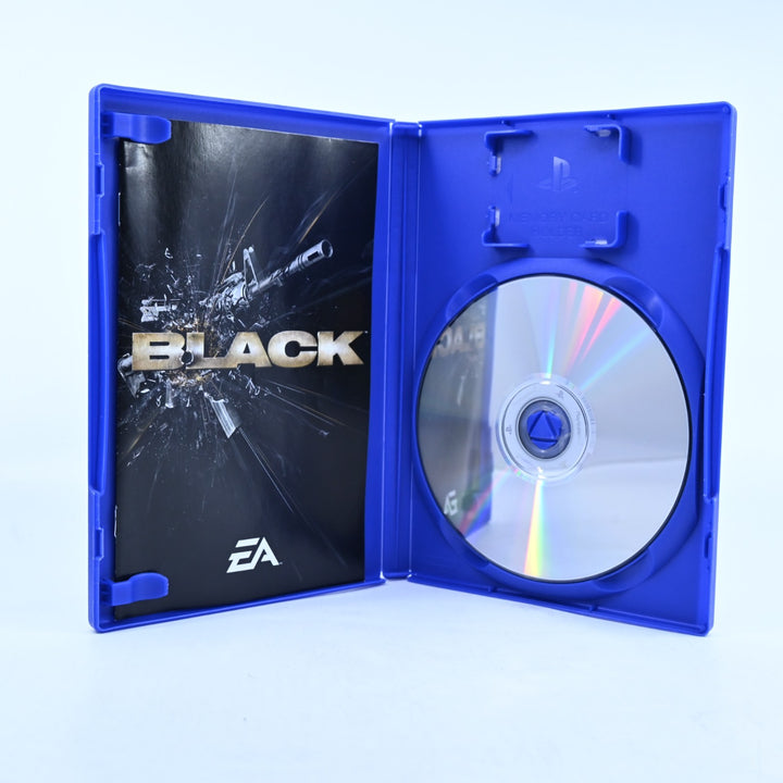 Black - Sony Playstation 2 / PS2 Game + Manual - PAL - MINT DISC!