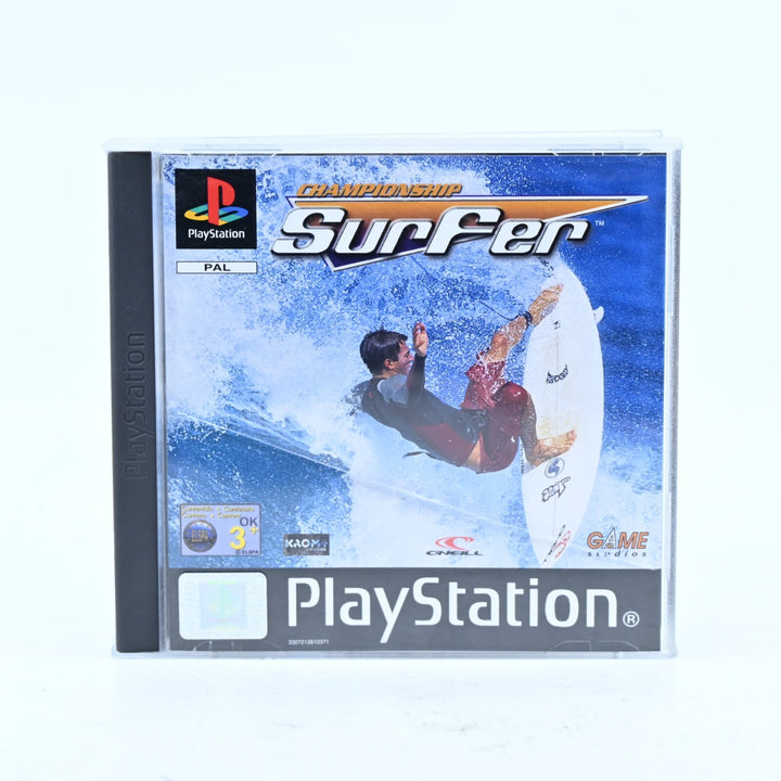 Championship Surfer - Sony Playstation 1 / PS1 Game + Manual - PAL - MINT DISC!