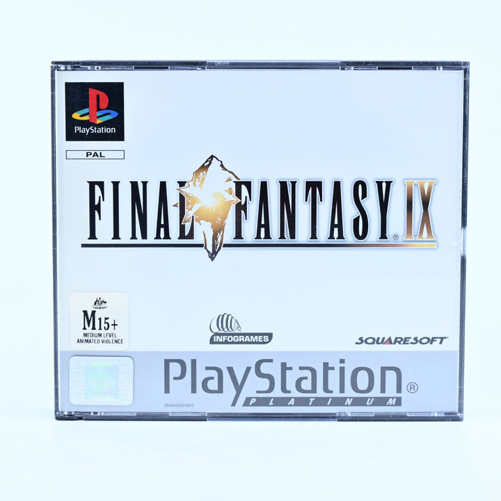 Final Fantasy IX - Sony Playstation 1 / PS1 Game + Manual - PAL - MINT DISC!