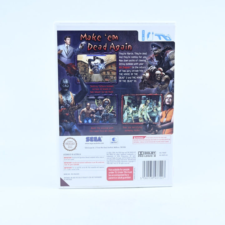 The House of the Dead 2 & 3 - Nintendo Wii Game - No Manual - PAL