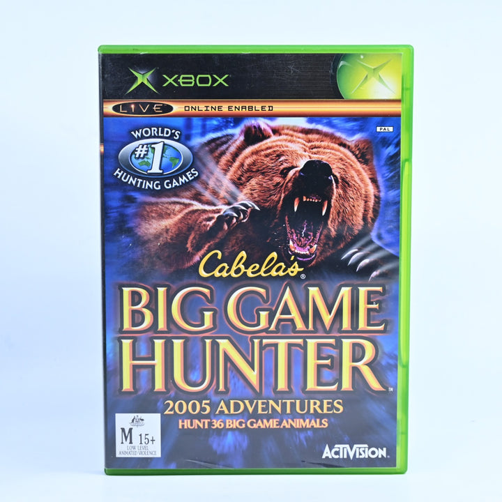 Cabela's Big Game Hunter 2005 Adventures - Original Xbox Game - No Manual - PAL