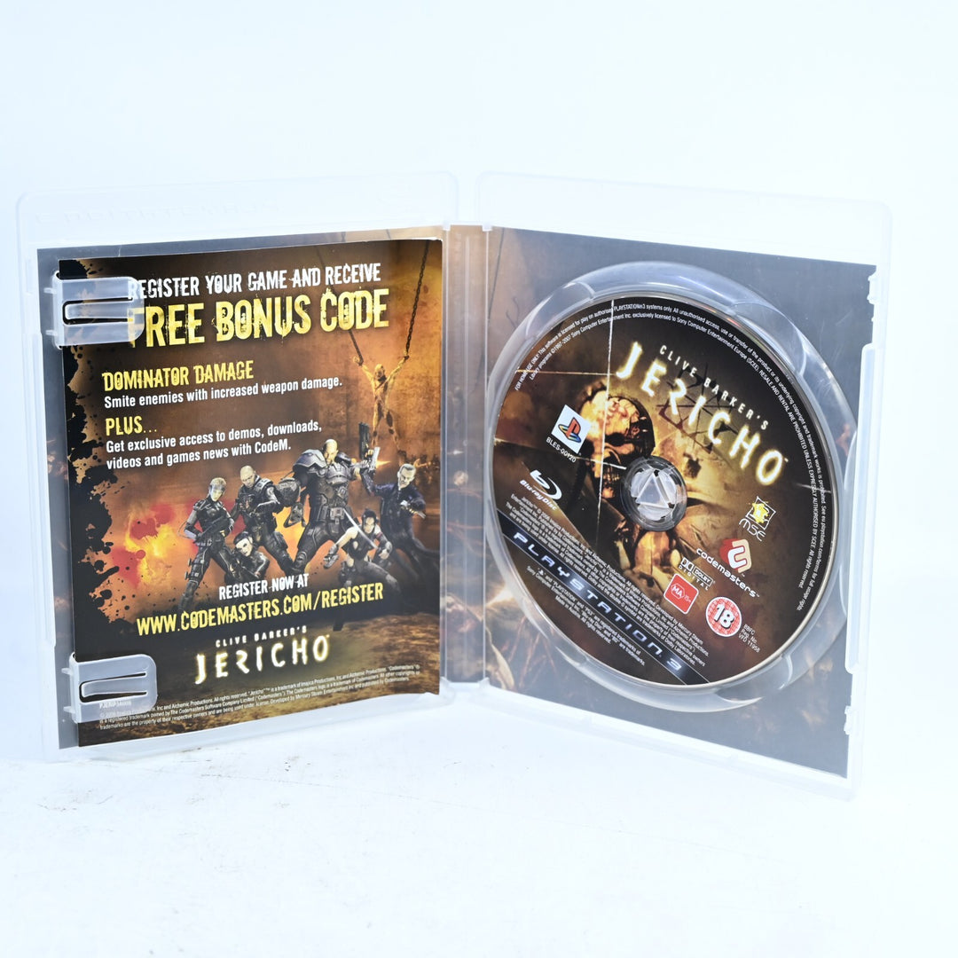 Clive Barker’s Jericho - Sony Playstation 3 / PS3 Game + Manual - FREE POST!