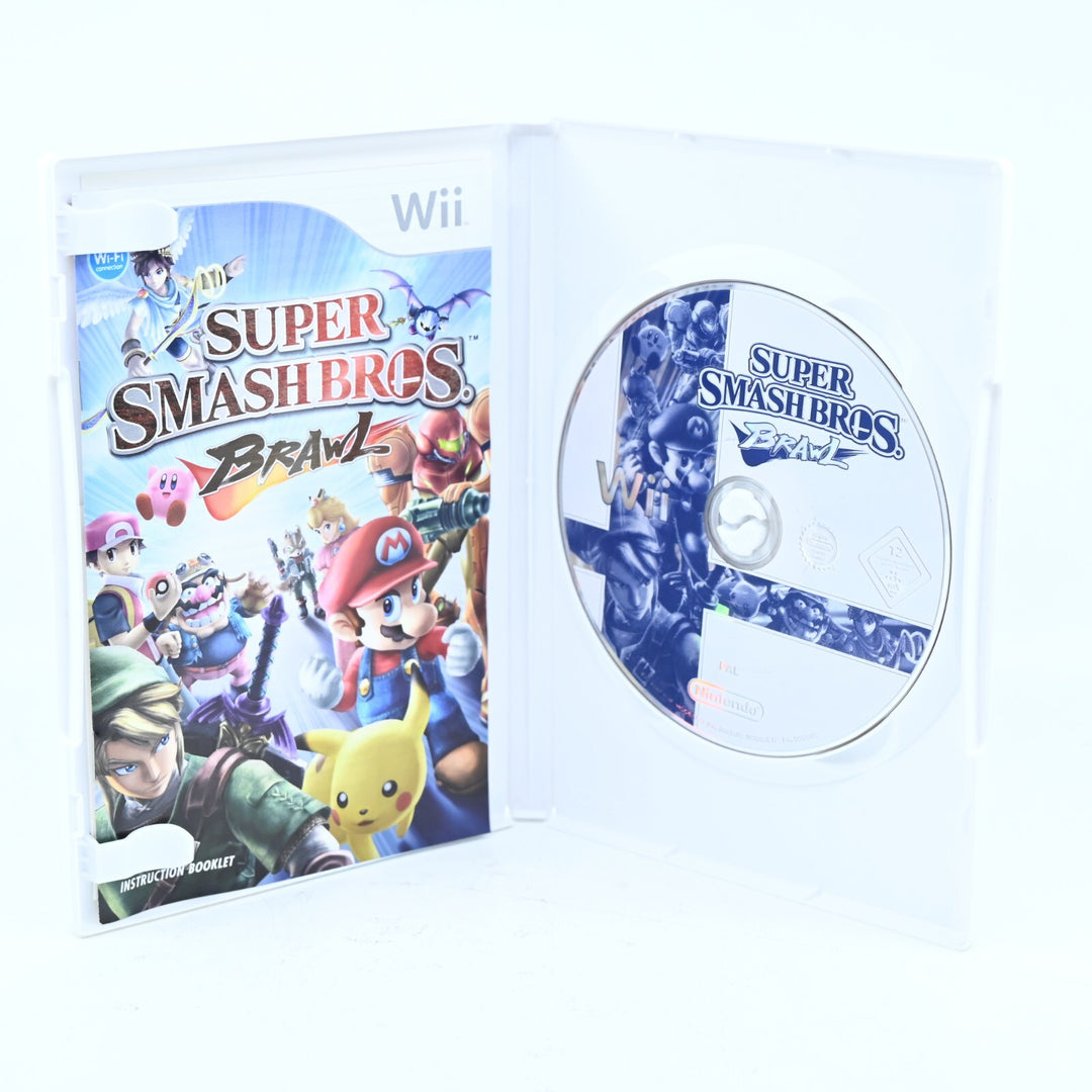 Super Smash Bros. Brawl - Nintendo Wii Game + Manual - PAL - MINT DISC!