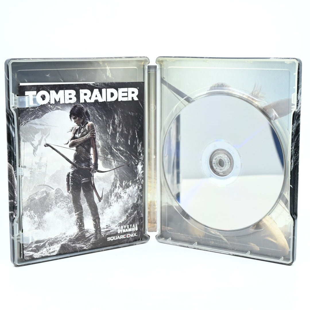 Tomb Raider + Steelbook - Sony Playstation 3 / PS3 Game + Manual - FREE POST!