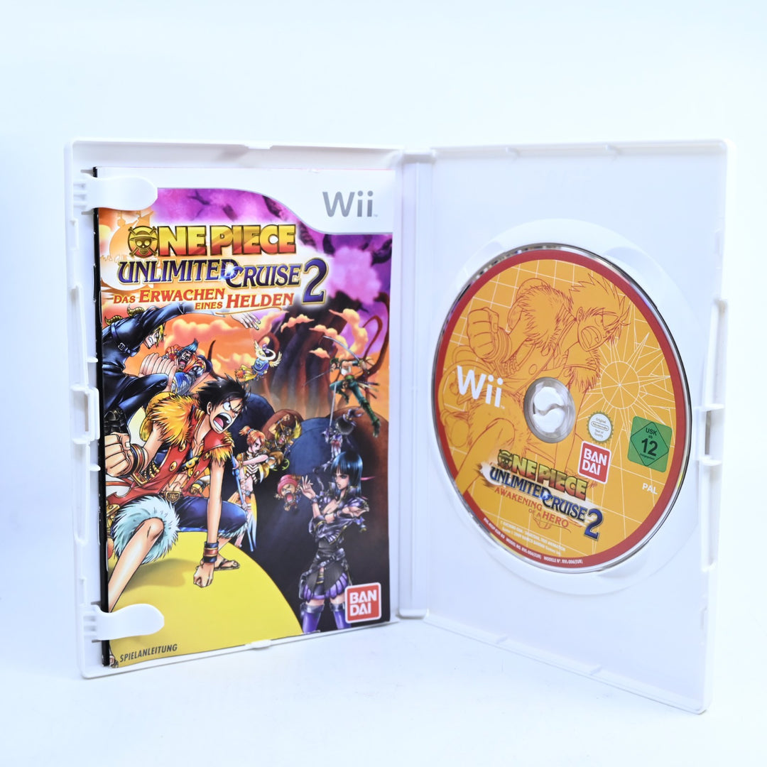 One Piece Unlimited Cruise 2 - Nintendo Wii Game + Manual - PAL - MINT DISC!