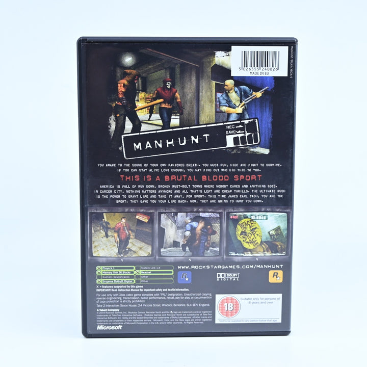 Manhunt - Original Xbox Game + Manual - PAL - MINT DISC!