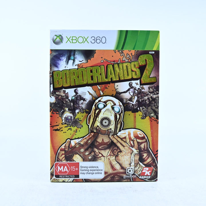 Borderlands 2 with Slipcover - Xbox 360 Game + Manual - PAL - MINT DISC!